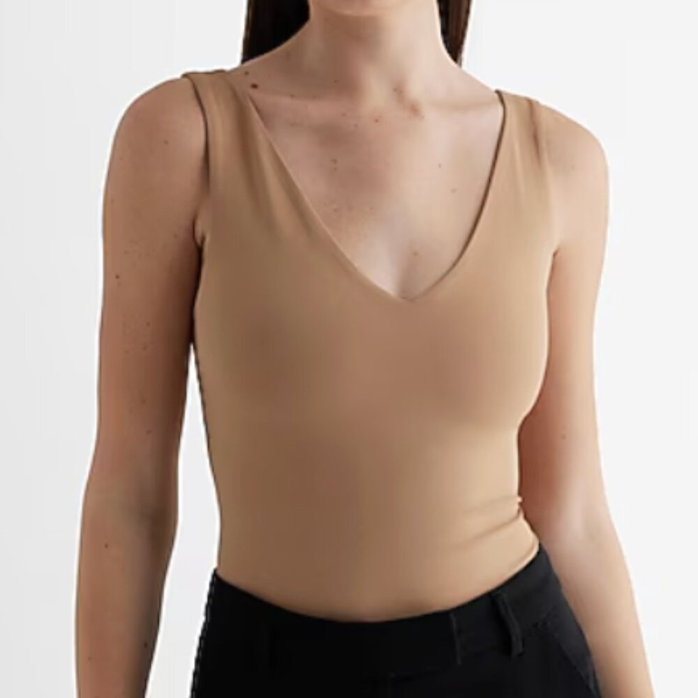 Express bodysuit tank top Brown *NWT*